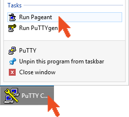 Pageant unter Windows starten